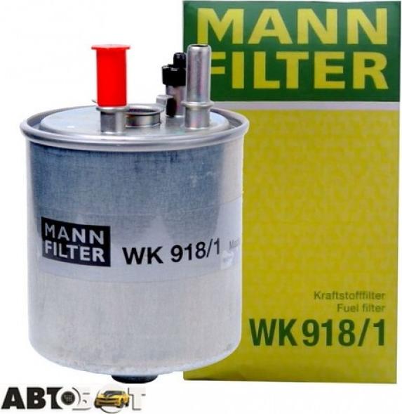 Mann-Filter WK 918 - Degvielas filtrs autospares.lv