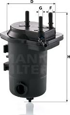 Mann-Filter WK 939/9 x - Fuel filter www.autospares.lv