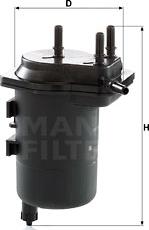 Mann-Filter WK 939/5 - Degvielas filtrs autospares.lv