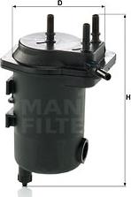 Mann-Filter WK 939/12 x - Degvielas filtrs www.autospares.lv