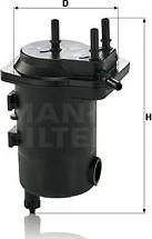 Mann-Filter WK 939/17 x - Fuel filter www.autospares.lv