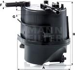 Mann-Filter WK 939 - Fuel filter www.autospares.lv