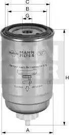 Mann-Filter WK 932/1 - Топливный фильтр www.autospares.lv