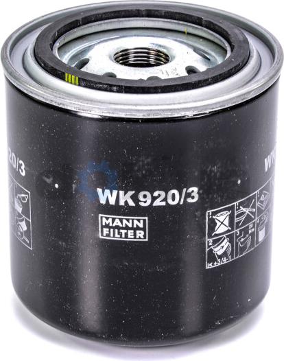 Mann-Filter WK 920/3 - Fuel filter www.autospares.lv