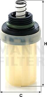 Mann-Filter WK 4001 - Degvielas filtrs www.autospares.lv