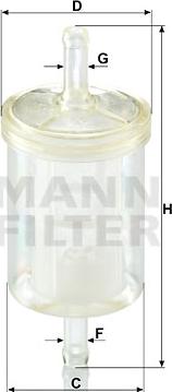 Mann-Filter WK 43/13 (10) - Degvielas filtrs autospares.lv