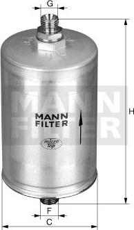 Mann-Filter WK 830/11 - Degvielas filtrs autospares.lv