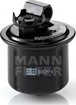 Mann-Filter WK 67 x - Топливный фильтр www.autospares.lv