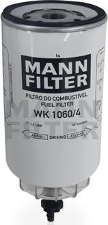 Mann-Filter WK 1060/4 - Degvielas filtrs autospares.lv