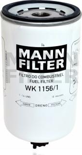 Mann-Filter WK 1156/1 - Fuel filter www.autospares.lv