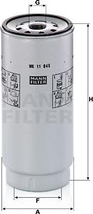 Mann-Filter WK 11 045 Z - Degvielas filtrs www.autospares.lv