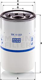 Mann-Filter WK 11 051 - Degvielas filtrs www.autospares.lv