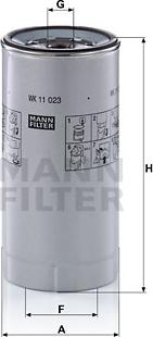 Mann-Filter WK 11 023 z - Degvielas filtrs autospares.lv