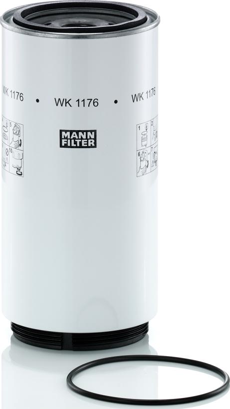 Mann-Filter WK 1176 x - Degvielas filtrs www.autospares.lv