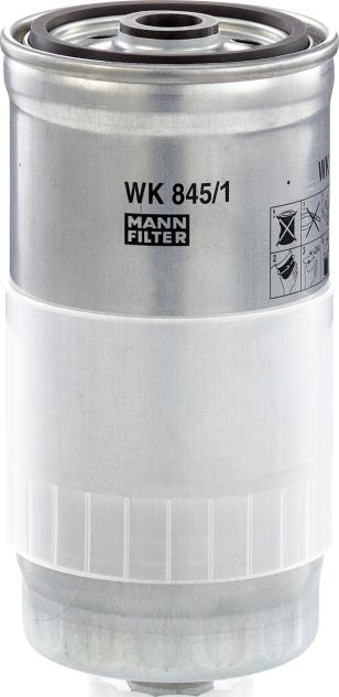 Mann-Filter WK 845/1 - Degvielas filtrs www.autospares.lv