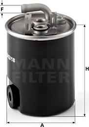 Mann-Filter WK 842/18 - Degvielas filtrs www.autospares.lv