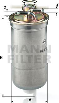 Mann-Filter WK 853/4 - Fuel filter www.autospares.lv