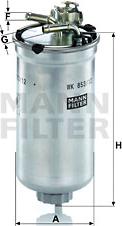 Mann-Filter WK 853/12 z - Fuel filter www.autospares.lv