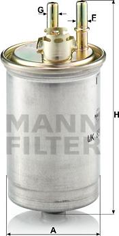 Mann-Filter WK 853/7 - Degvielas filtrs www.autospares.lv