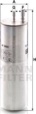 Mann-Filter WK 8058 - Fuel filter www.autospares.lv