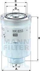 Mann-Filter WK 8053 z - Fuel filter www.autospares.lv