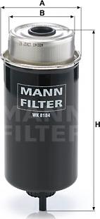 Mann-Filter WK 8184 - Degvielas filtrs www.autospares.lv