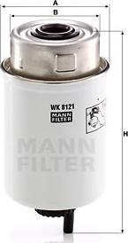 Mann-Filter WK 8121 - Топливный фильтр www.autospares.lv