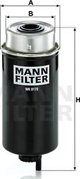 Mann-Filter WK 8170 - Degvielas filtrs www.autospares.lv