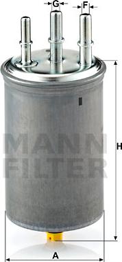 Mann-Filter WK 829/7 - Degvielas filtrs www.autospares.lv