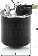 Mann-Filter WK 820/14 - Degvielas filtrs www.autospares.lv