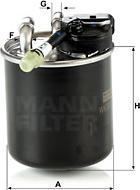 Mann-Filter WK 820/17 - Fuel filter www.autospares.lv