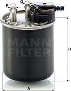 Mann-Filter WK 820/21 - Degvielas filtrs www.autospares.lv