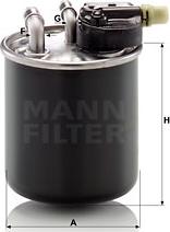 Mann-Filter WK 820/22 - Degvielas filtrs www.autospares.lv