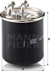 Mann-Filter WK 820/2 x - Degvielas filtrs www.autospares.lv