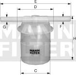 Mann-Filter WK 32/3 - Degvielas filtrs www.autospares.lv