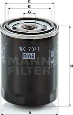 Mann-Filter WK 7041 - Fuel filter www.autospares.lv