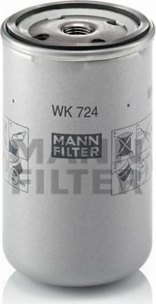 Mann-Filter WK 724 - Fuel filter www.autospares.lv