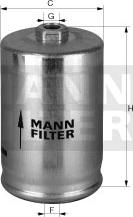 Mann-Filter WK 725/1 - Degvielas filtrs www.autospares.lv