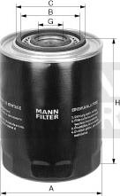 Mann-Filter WP 11 102/1 - Eļļas filtrs www.autospares.lv