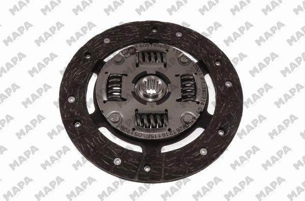 Mapa 009190509 - Clutch Kit www.autospares.lv