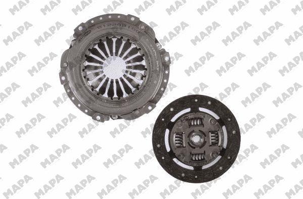 Mapa 009190509 - Clutch Kit www.autospares.lv