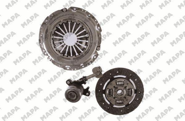 Mapa 006200108 - Clutch Kit www.autospares.lv