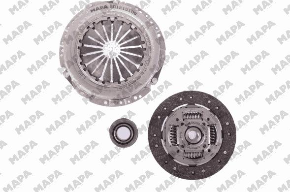 Mapa 001215600 - Комплект сцепления www.autospares.lv