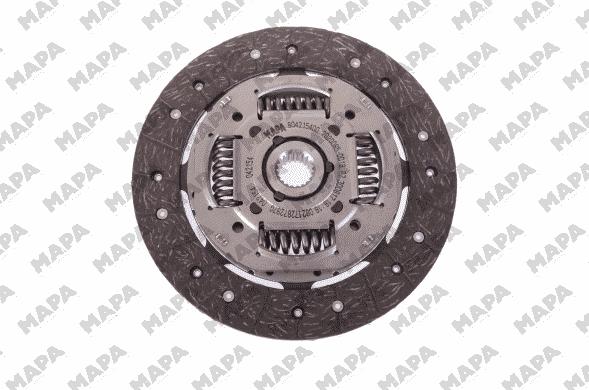 Mapa 001215600 - Комплект сцепления www.autospares.lv