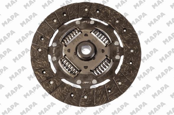 Mapa 001225700 - Комплект сцепления www.autospares.lv