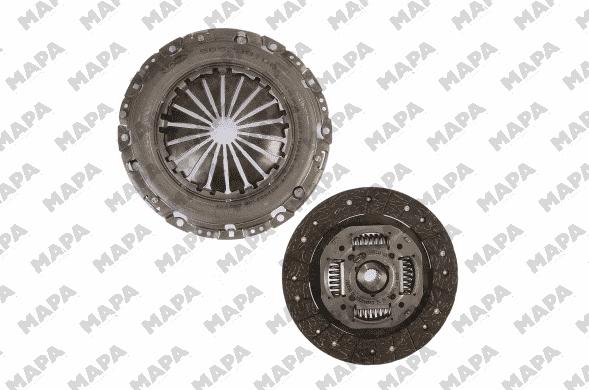 Mapa 001228309 - Комплект сцепления www.autospares.lv