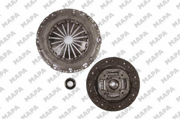 Mapa 001228200 - Комплект сцепления www.autospares.lv