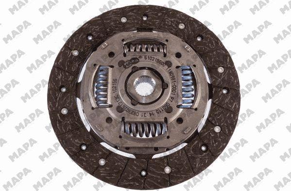 Mapa 015215600 - Комплект сцепления www.autospares.lv