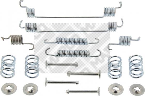 Mapco 9111 - Accessory Kit, brake shoes www.autospares.lv