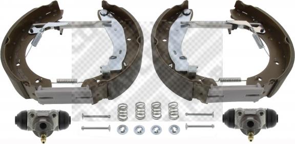 Mapco 9847 - Brake Shoe Set www.autospares.lv